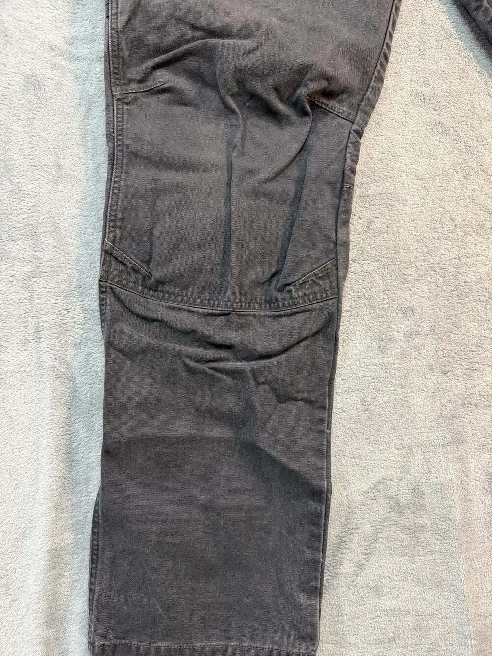 Kuhl Men's Charcoal Grey Vintage Patina Dye Canvas Hiking Work Pants 36x34